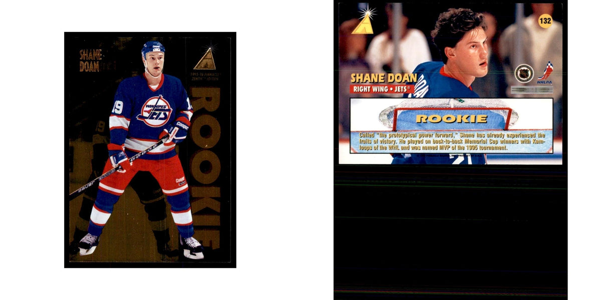 1995 Pinnacle Zenith Edition Shane Doan RC Hockey Cards #132