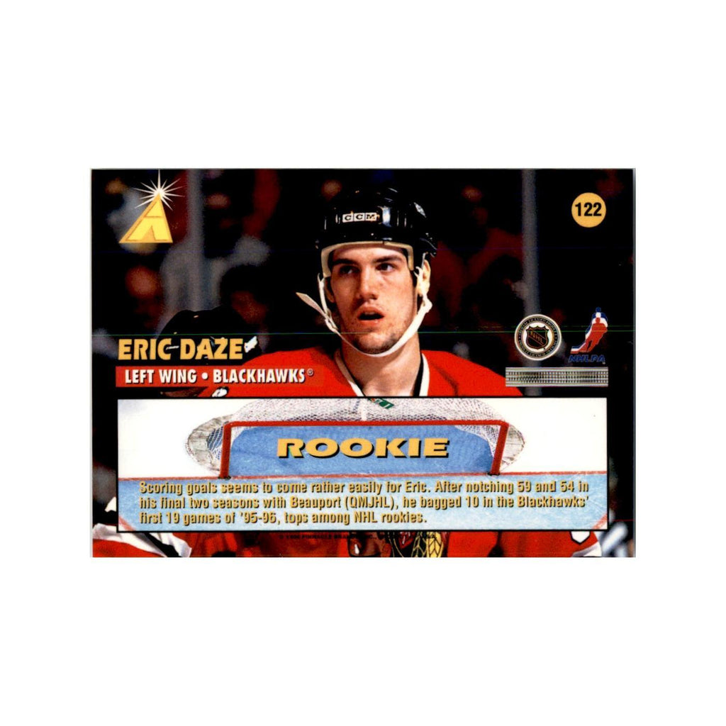 1995 Pinnacle Zenith Edition Eric Daze RC Hockey Cards #122