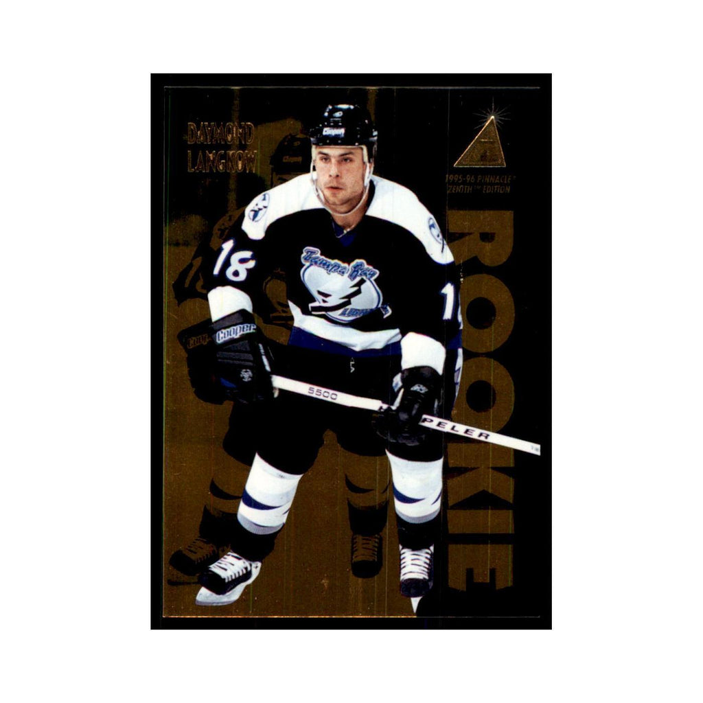 1995 Pinnacle Zenith Edition Daymond Langkow Hockey Cards #143