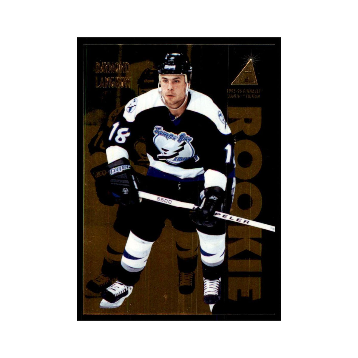 1995 Pinnacle Zenith Edition Daymond Langkow Hockey Cards #143