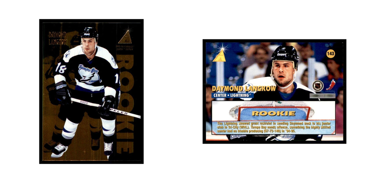 1995 Pinnacle Zenith Edition Daymond Langkow Hockey Cards #143