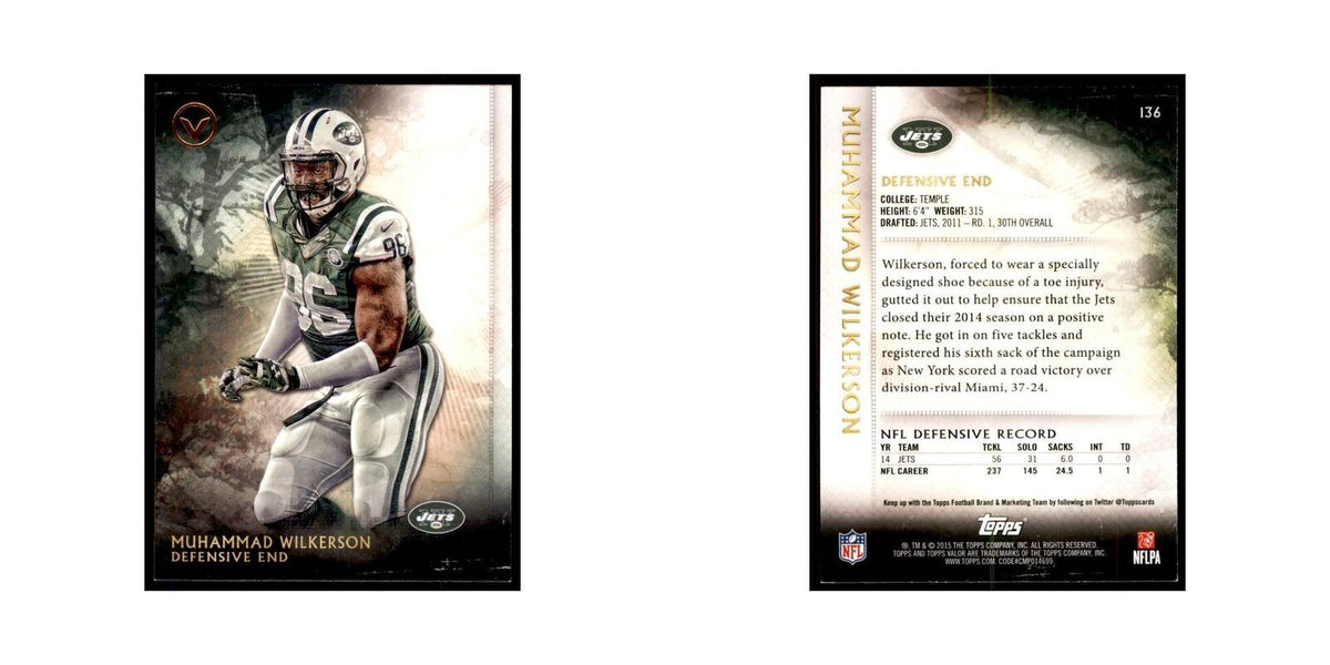 2015 Topps Valor Muhammad Wilkerson Football Cards #136