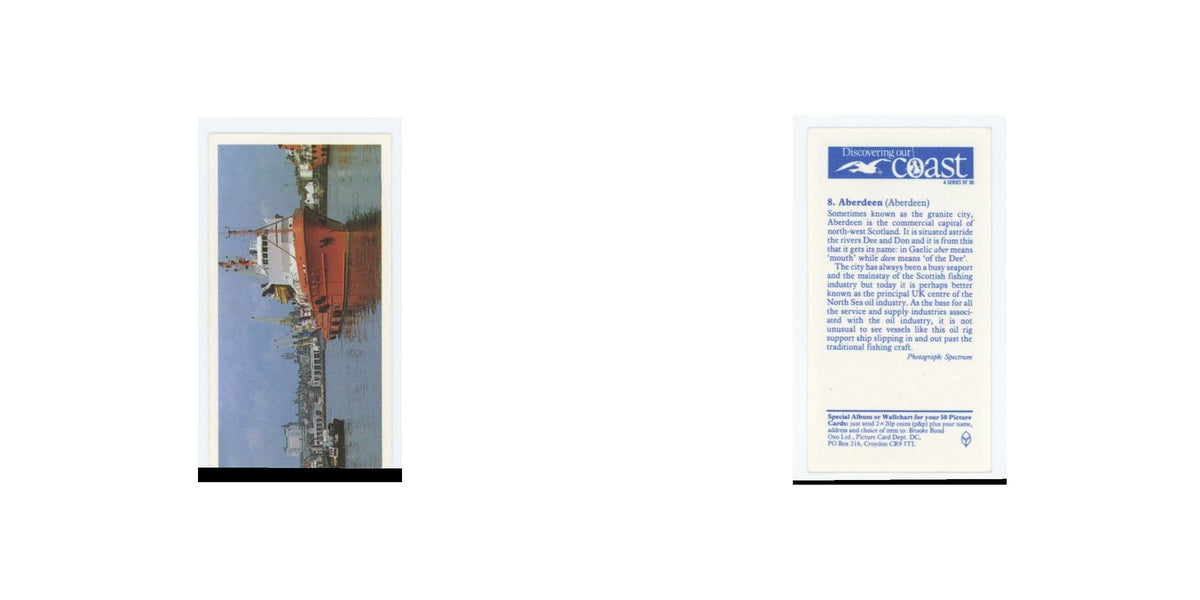 1989 Brooke Bond Discovering Our Coast Aberdeen #8