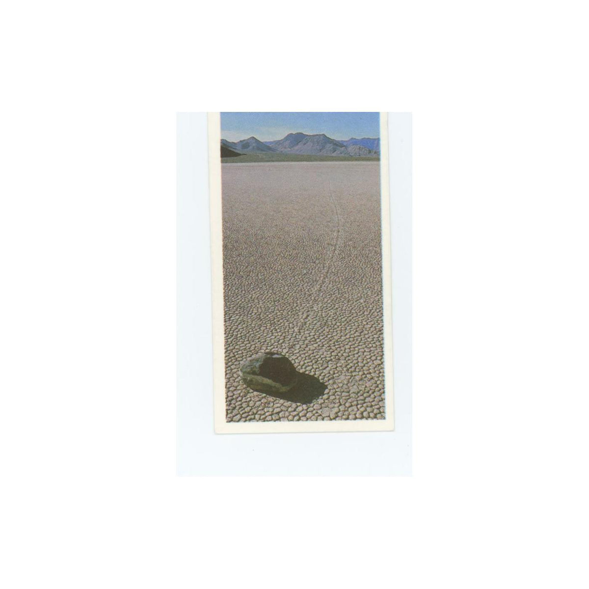 1987 Brooke Bond Unexplained Mysteries Moving Rocks of Death Valley #39