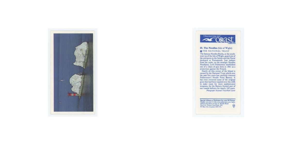 1989 Brooke Bond Discovering Our Coast The Needles #23