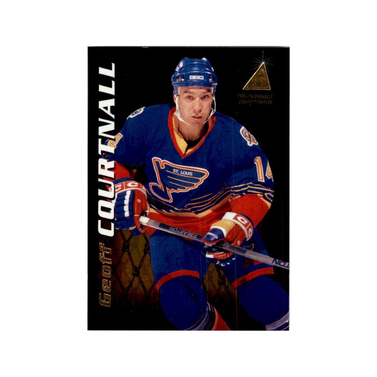 1995 Pinnacle  Zenith Edition Geoff Courtnall Hockey Cards #58