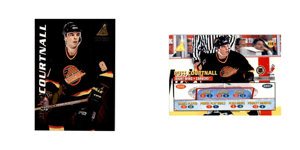 1995 Pinnacle  Zenith Edition Russ Courtnall Hockey Cards #115