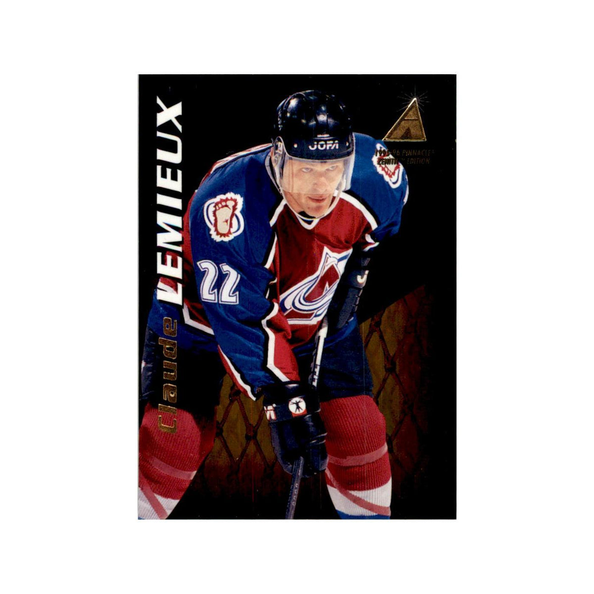 1995 Pinnacle  Zenith Edition Claude Lemieux Hockey Cards #116