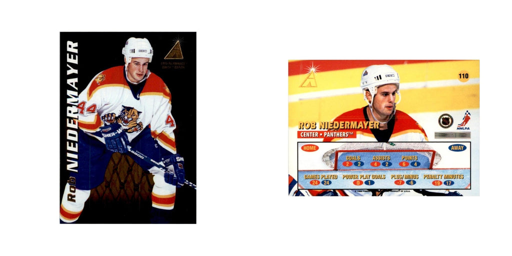 1995 Pinnacle  Zenith Edition Rob Niedermayer Hockey Cards #110