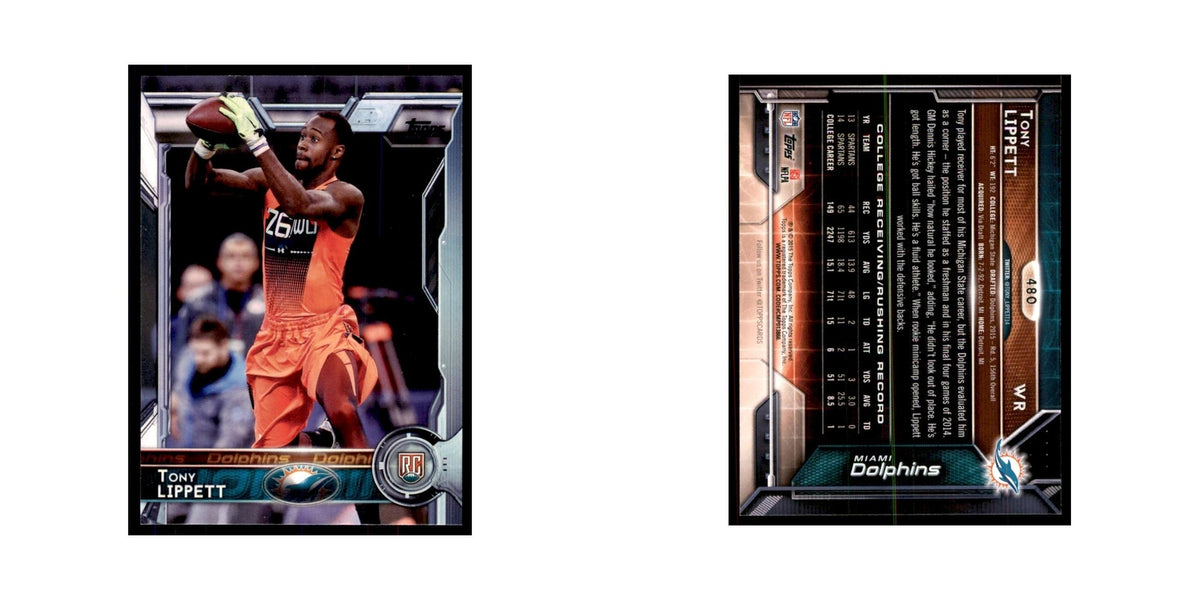 2015 Topps Tony Lippett RC Football Cards #480