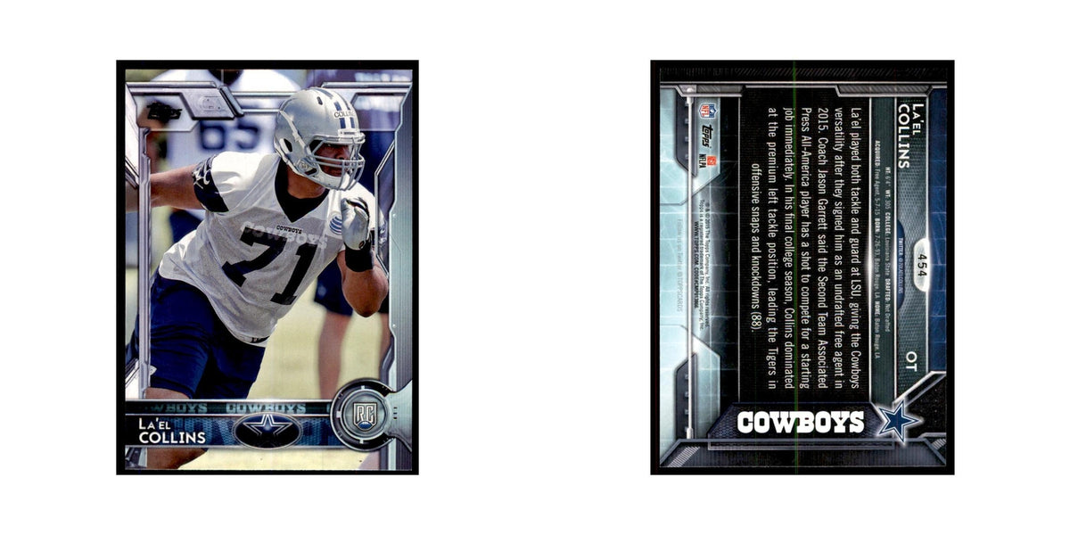 2015 Topps La'el Collins RC Football Cards #454