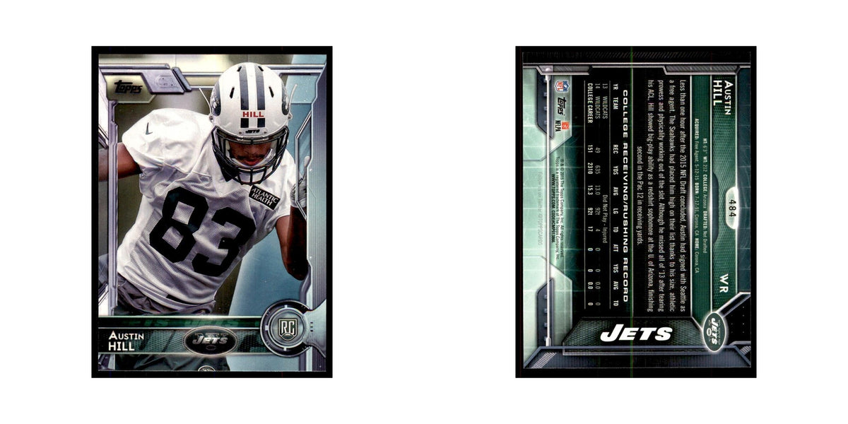 2015 Topps Austin Hill RC Football Cards #484