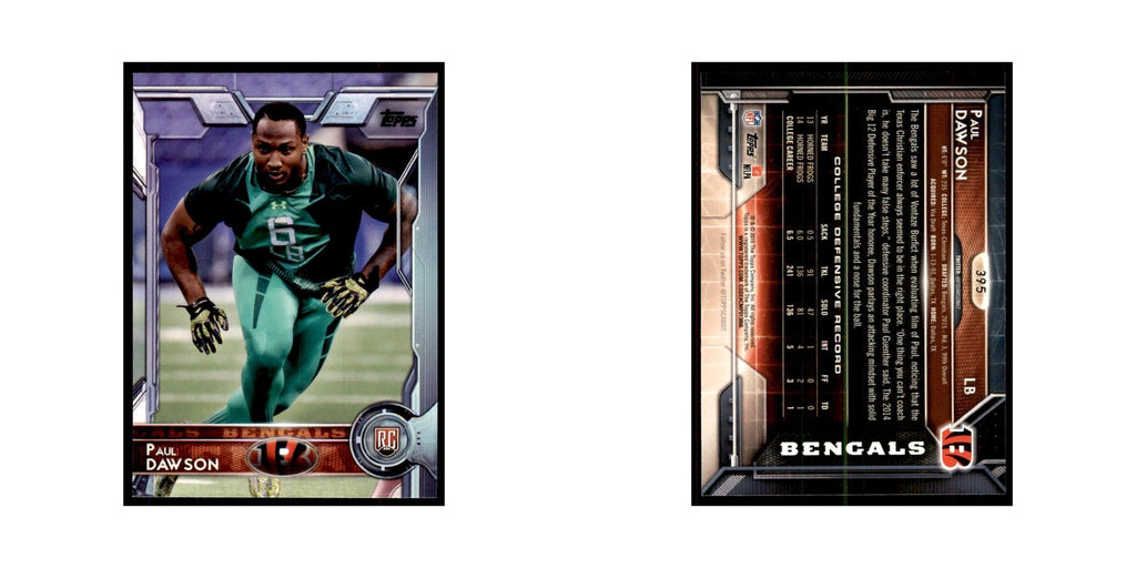 2015 Topps Paul Dawson RC Football Cards #395
