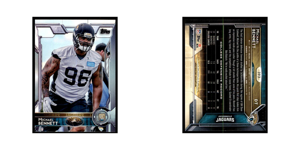 2015 Topps Michael Bennett RC Football Cards #393