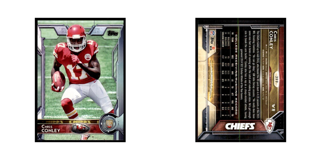 2015 Topps Chris Conley RC Football Cards #399