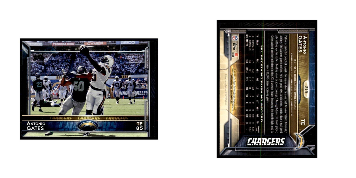 2015 Topps Antonio Gates Football Cards #215