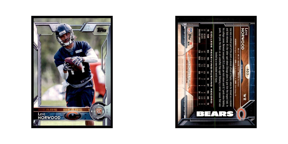 2015 Topps Levi Norwood RC Football Cards #403
