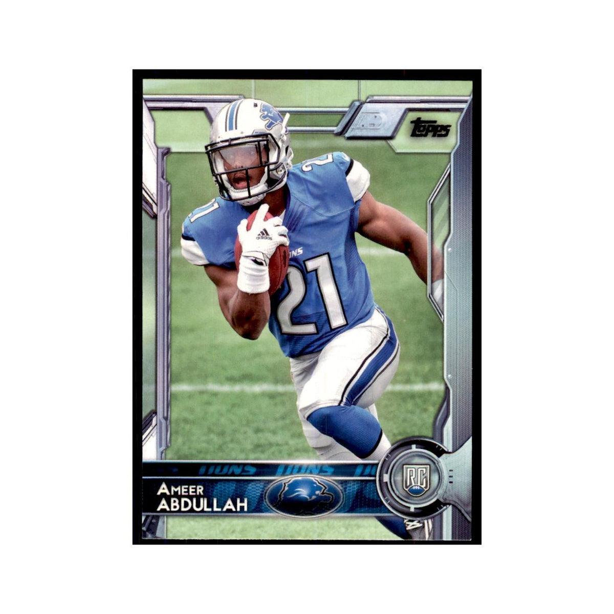 2015 Topps Ameer Abdullah RC Football Cards #497
