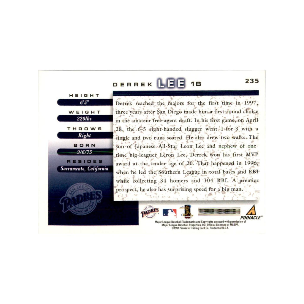 1998 Score Derrek Lee RC Baseball Cards #235