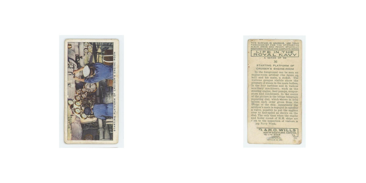 1939 Starting Platform of Cruiser's Engine Room