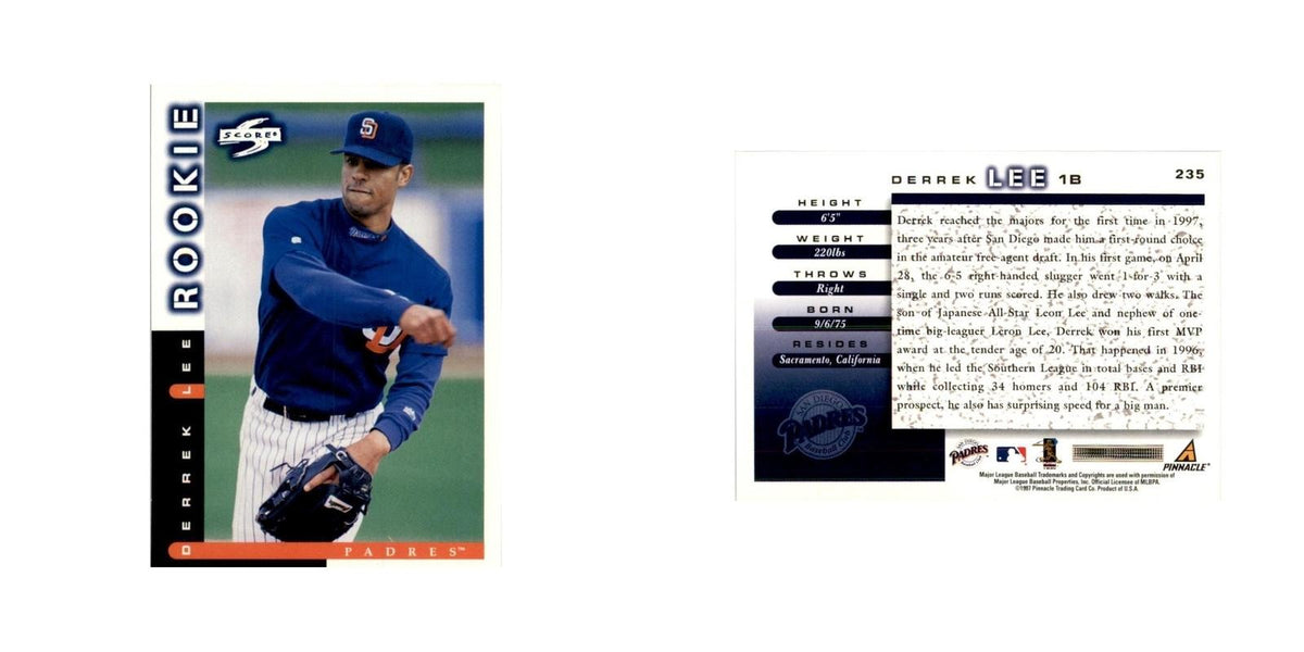 1998 Score Derrek Lee RC Baseball Cards #235