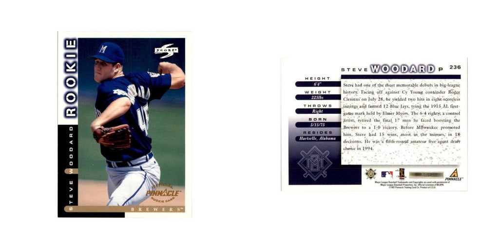 1998 Score Steve Woodard Baseball Cards #236