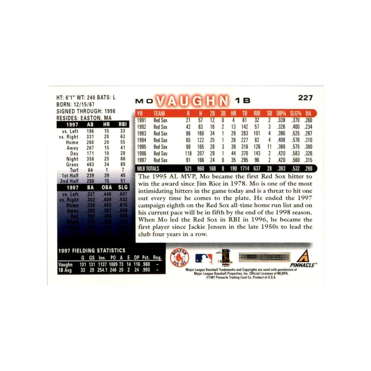 1998 Score Mark Wohlers Baseball Cards #227