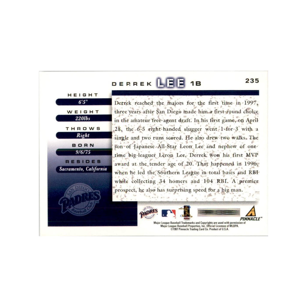 1998 Score Derrek Lee RC Baseball Cards #235