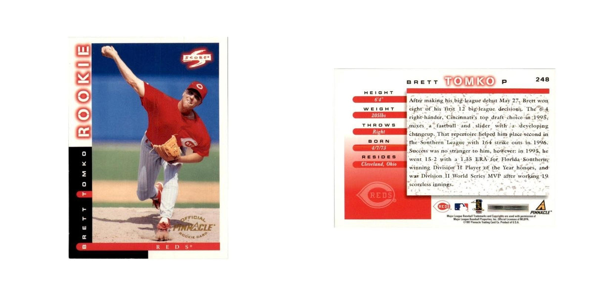 1998 Score Brett Tomko RC Baseball Cards #248
