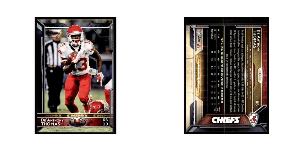 2015 Topps De'Anthony Thomas Football Cards #138