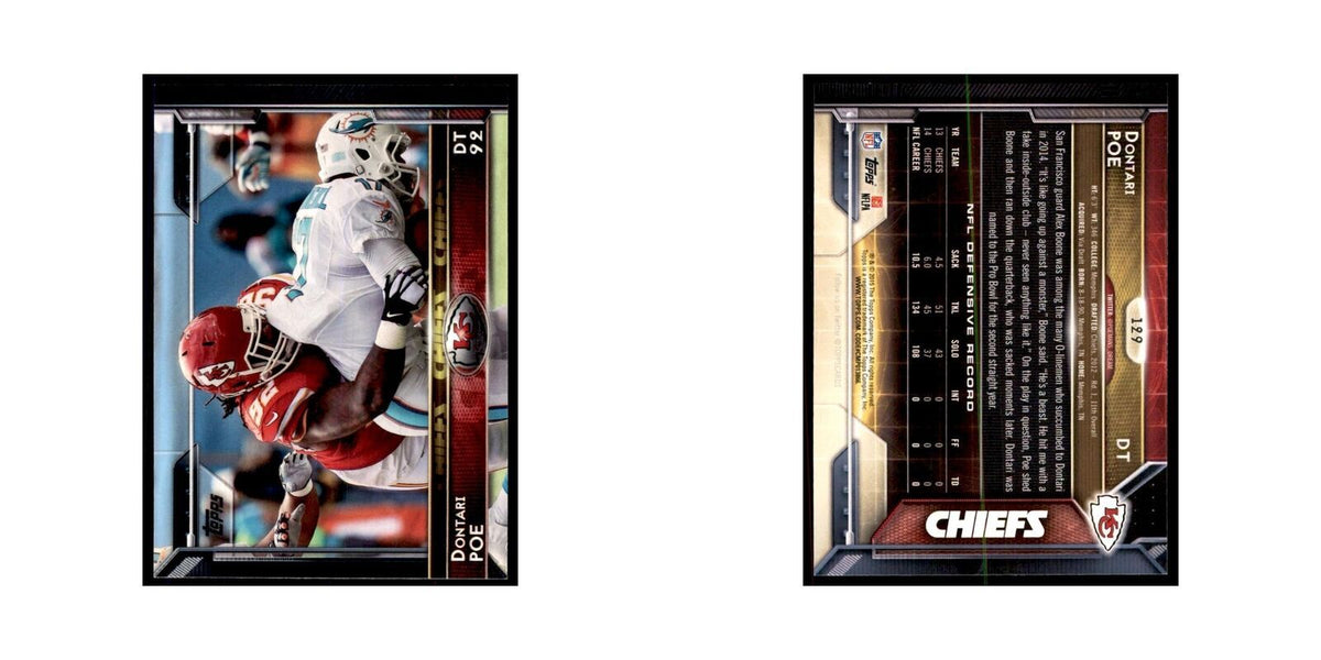 2015 Topps Dontari Poe Football Cards #129