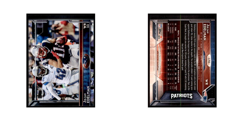 2015 Topps Julian Edelman Football Cards #170