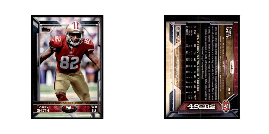 2015 Topps Torrey Smith Football Cards #64