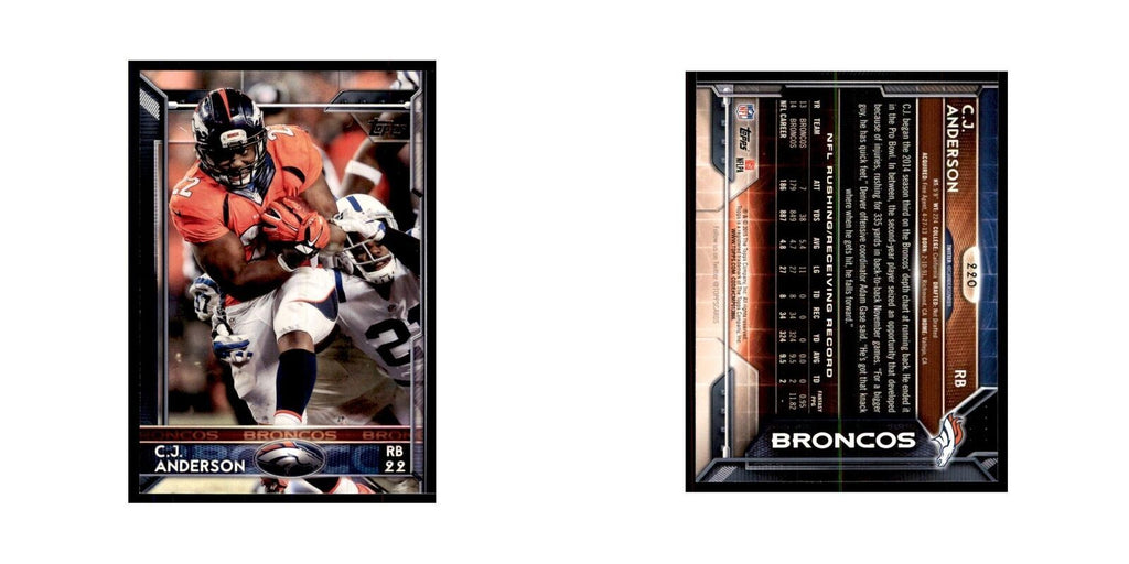 2015 Topps C.J. Anderson Football Cards #220