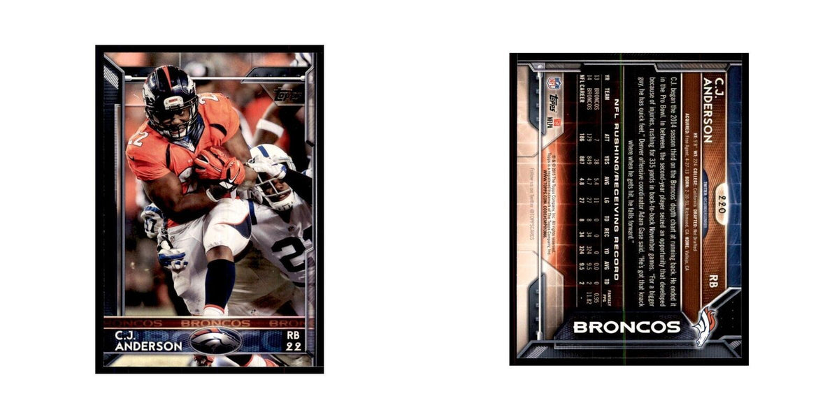 2015 Topps C.J. Anderson Football Cards #220
