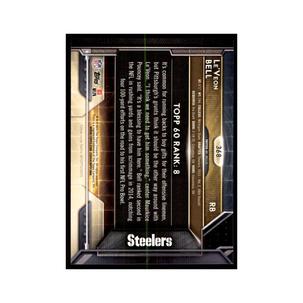 2015 Topps Le'Veon Bell Football Cards #368