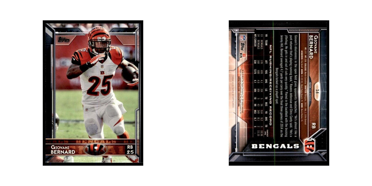 2015 Topps Giovani Bernard Football Cards #16