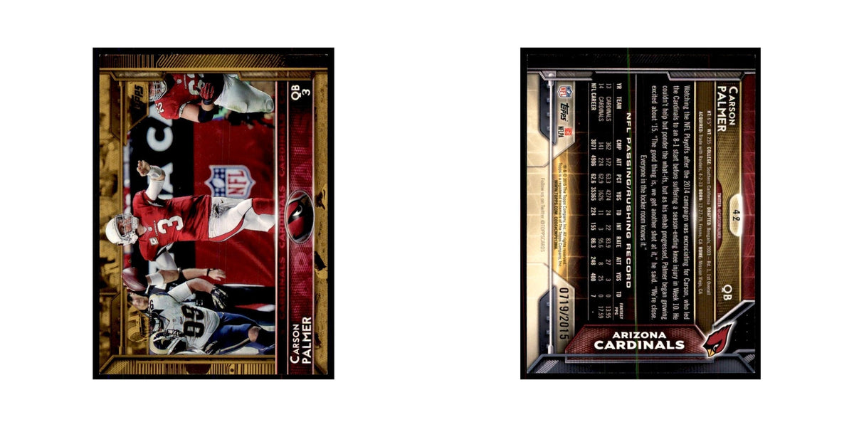 2015 Topps Carson Palmer 0719/2015 Football Cards #42