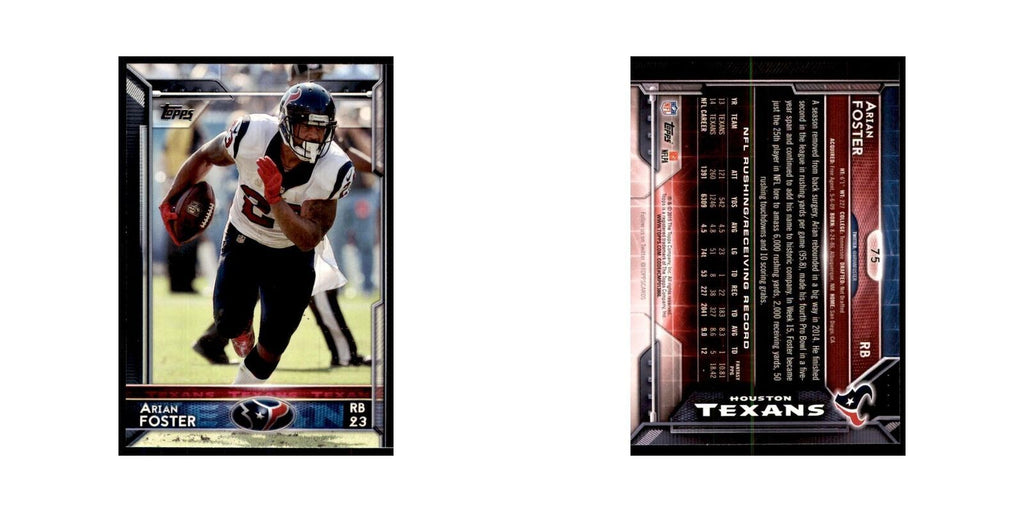 2015 Topps Arian Foster Football Cards #75