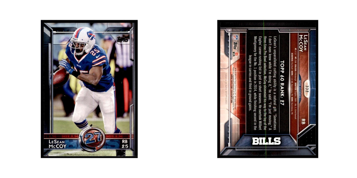 2015 Topps LeSean McCoy Football Cards #332