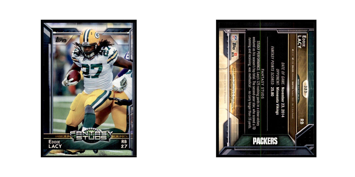 2015 Topps Eddie Lacy Football Cards #323