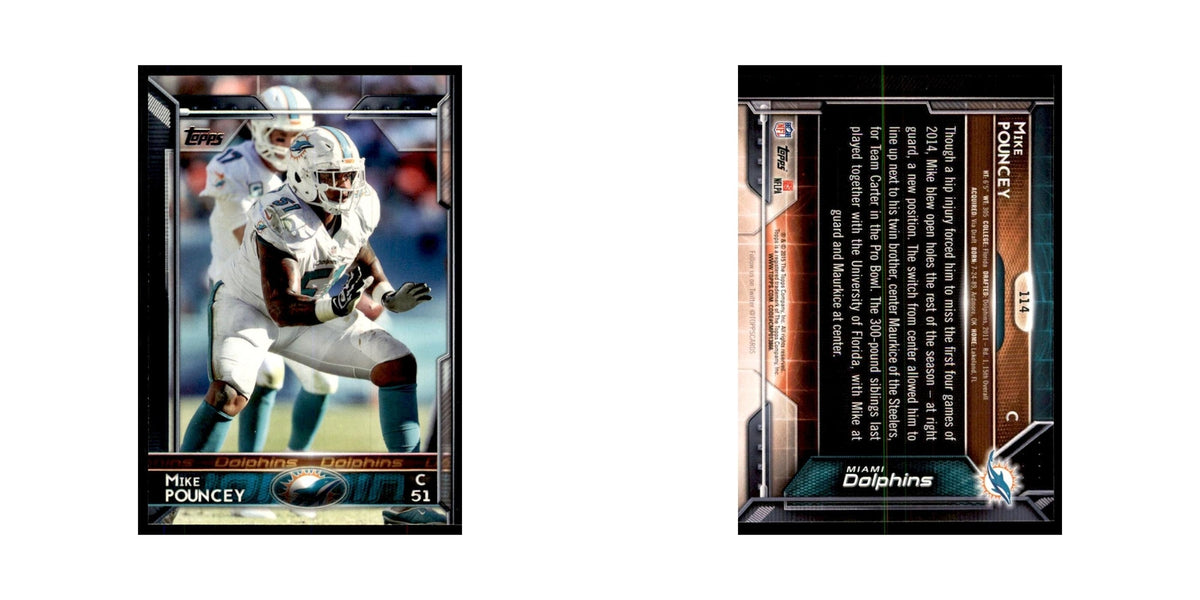 2015 Topps Mike Pouncey Football Cards #114