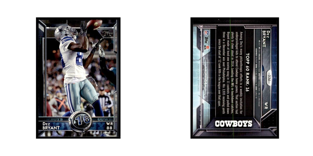 2015 Topps Dez Bryant Football Cards #336