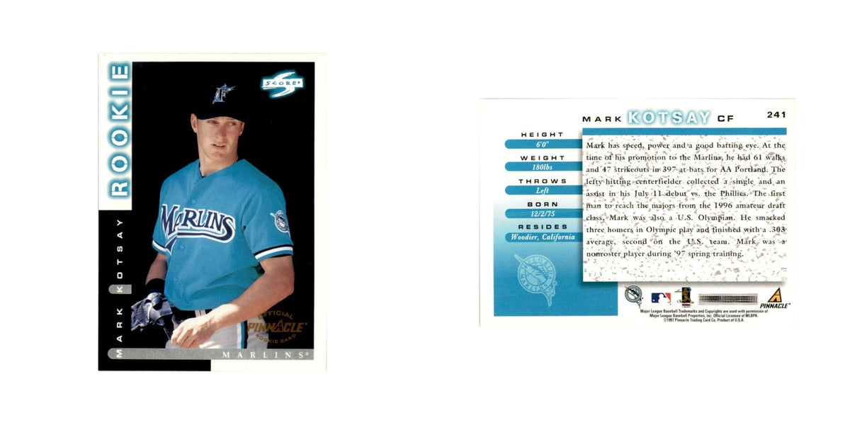 1998 Score Mark Kotsay RC Baseball Cards #241