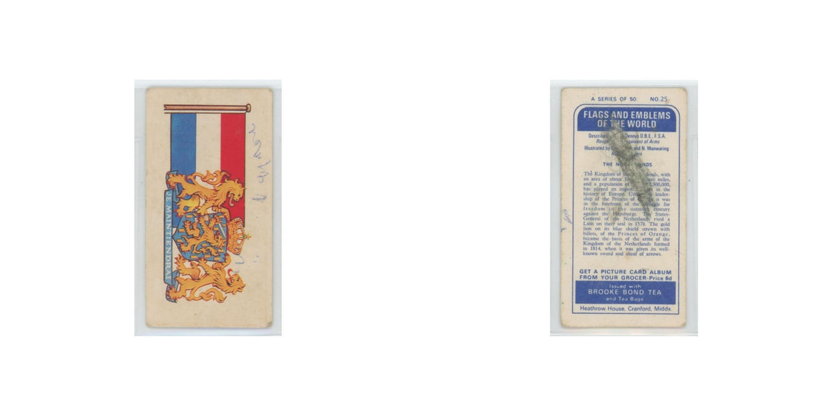 1967 Brooke Bond Flags Emblems Of The World Netherlands #25