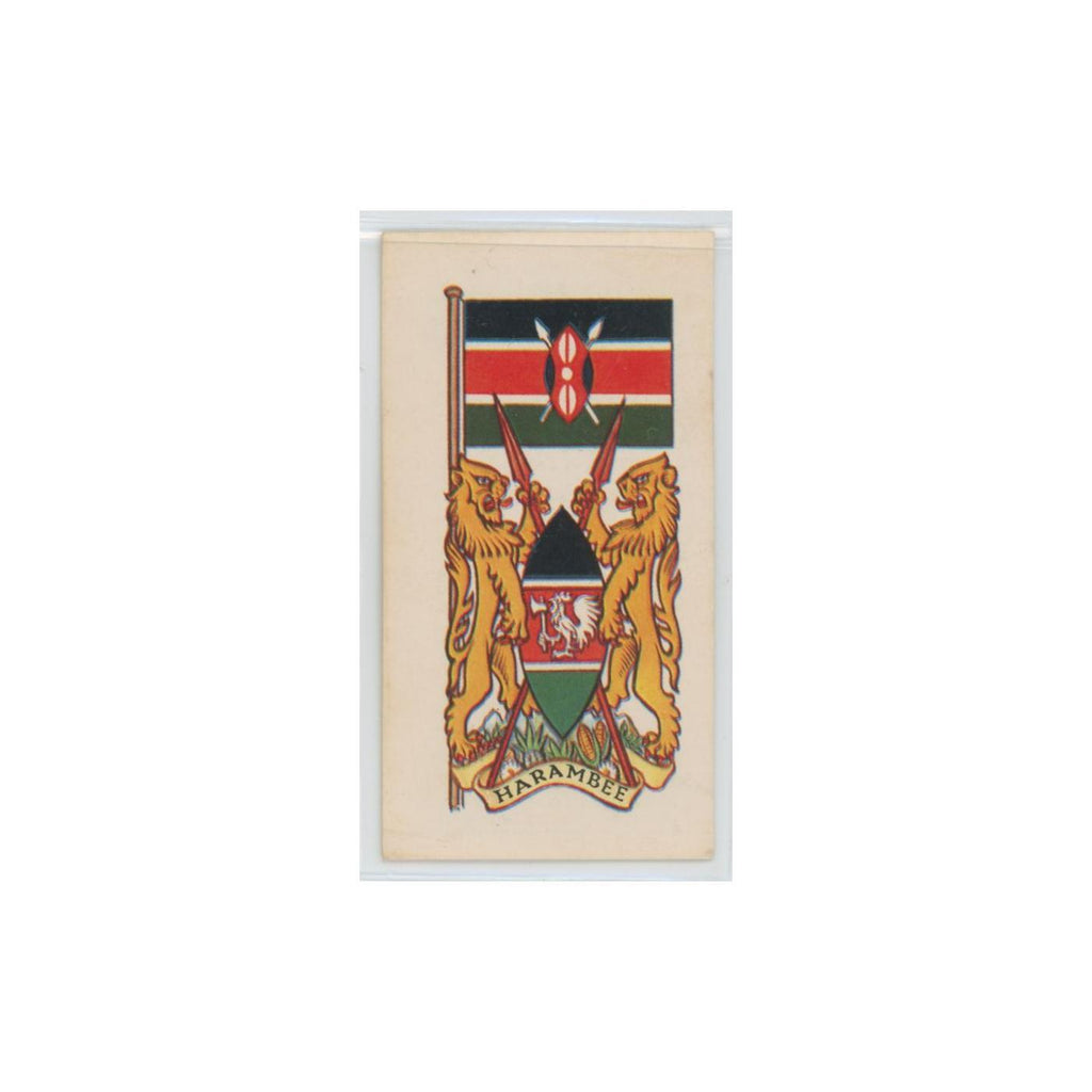 1967 Brooke Bond Flags Emblems Of The World Kenya #17