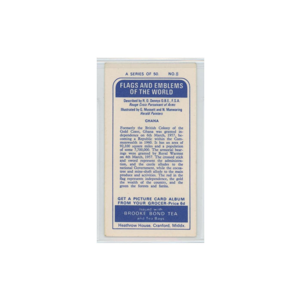 1967 Brooke Bond Flags Emblems Of The World Chana #8