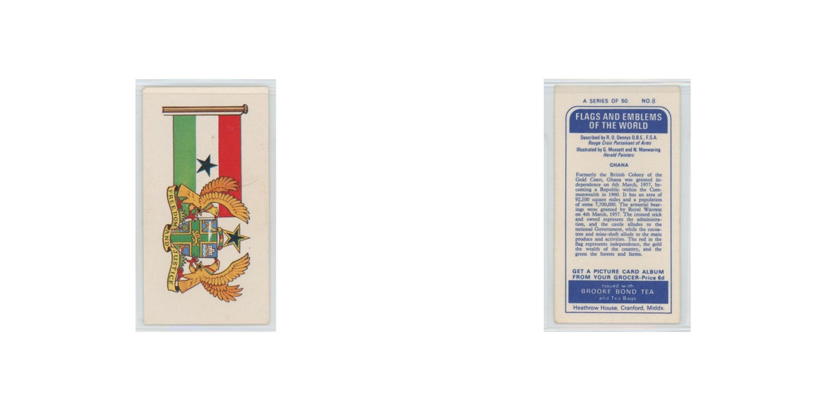 1967 Brooke Bond Flags Emblems Of The World Chana #8