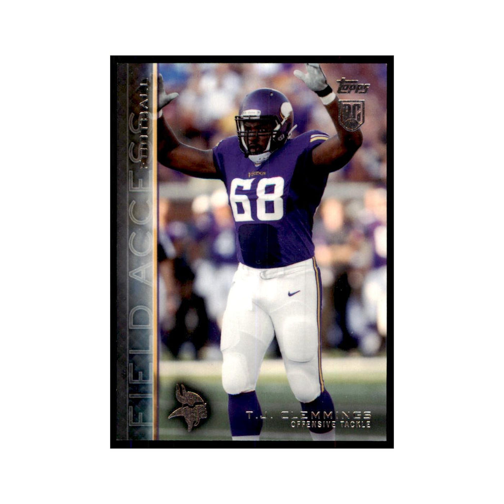 2015 Topps Field Access T.J. Clemmings RC Football Cards #78