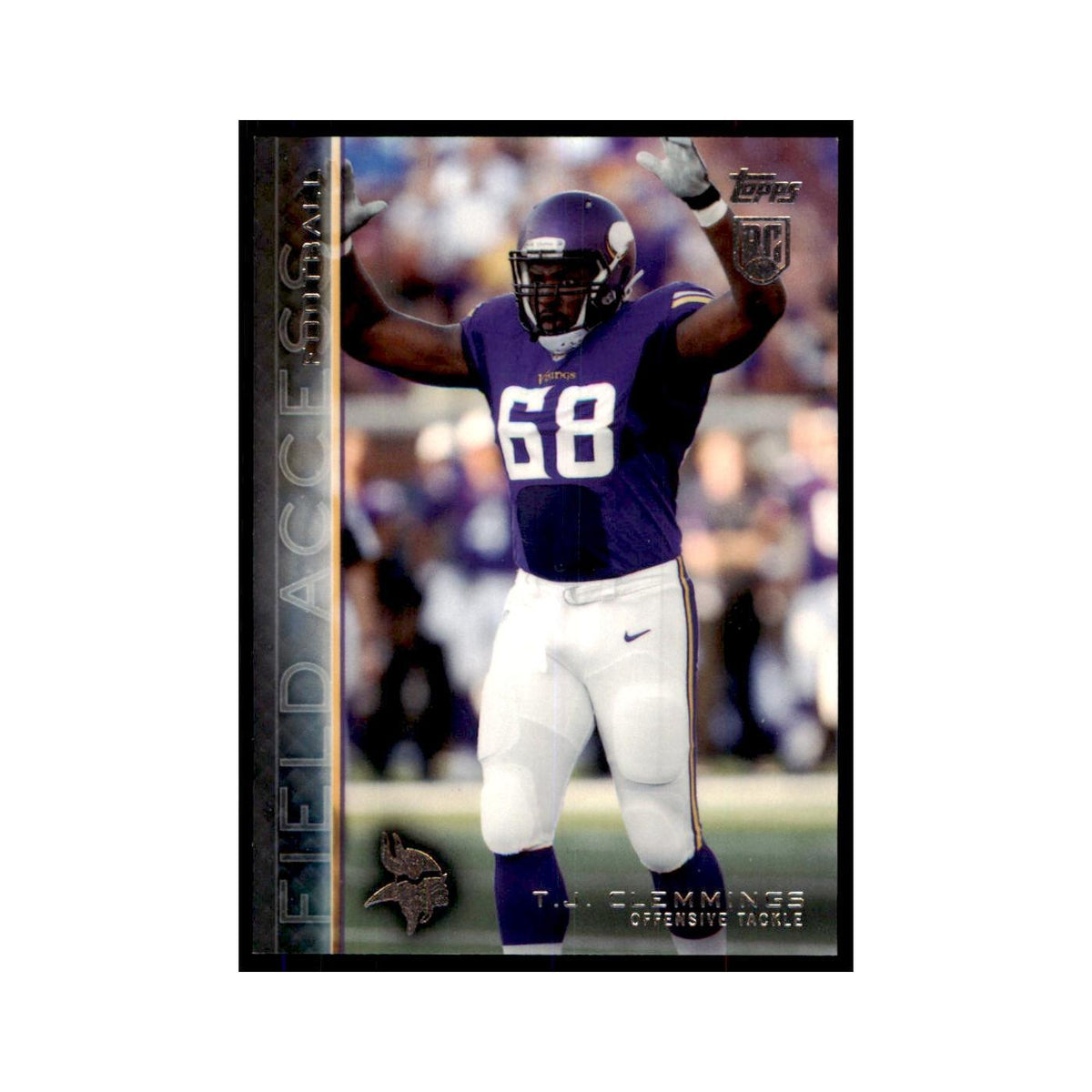 2015 Topps Field Access T.J. Clemmings RC Football Cards #78